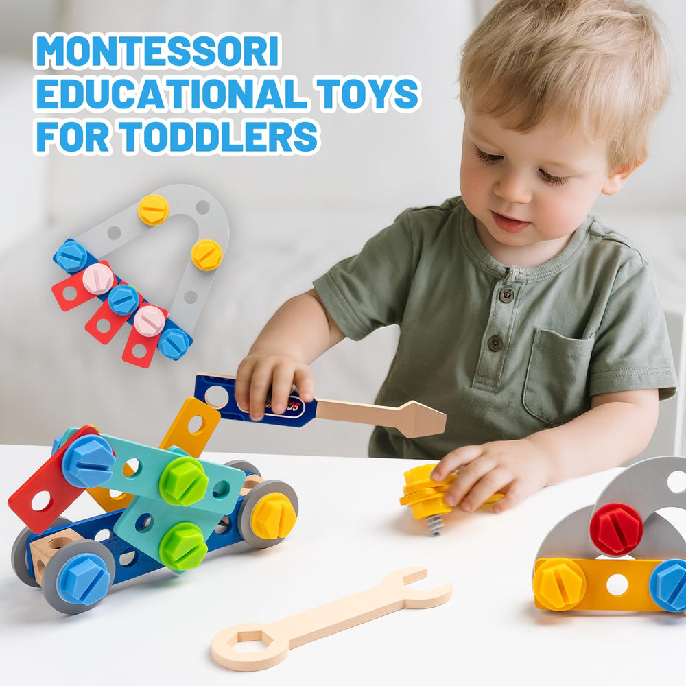Busy Edition adjustable wrench encourages problem-solving as kids tighten and align pieces
