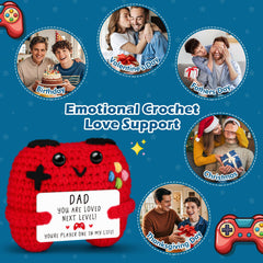 Busy Gaming Life crochet controller is a Father’s Day gift.