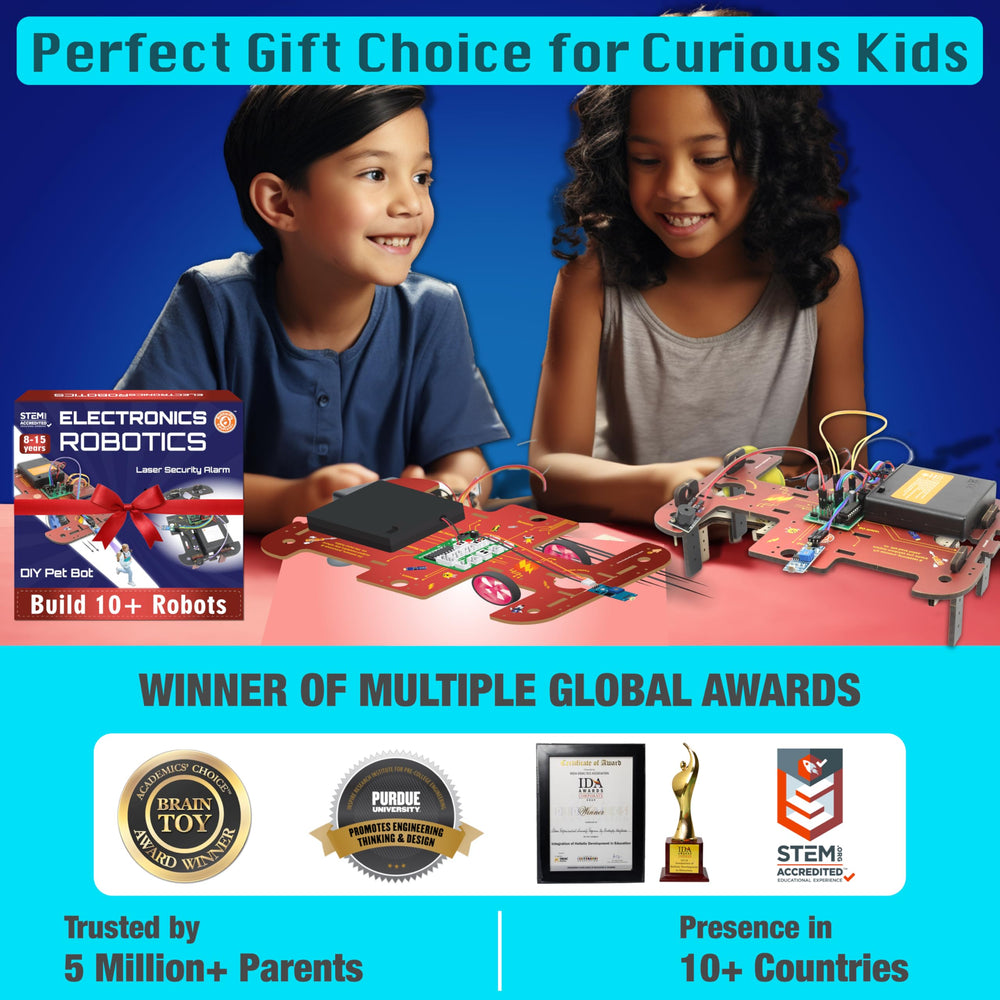 Butterfly EduFields gift for ages 8-12, a versatile educational robot kit for curious beginners.