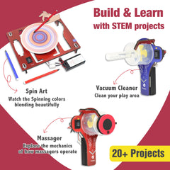 Butterfly EduFields STEM Kit gears and wheels foster creative problem solving through building