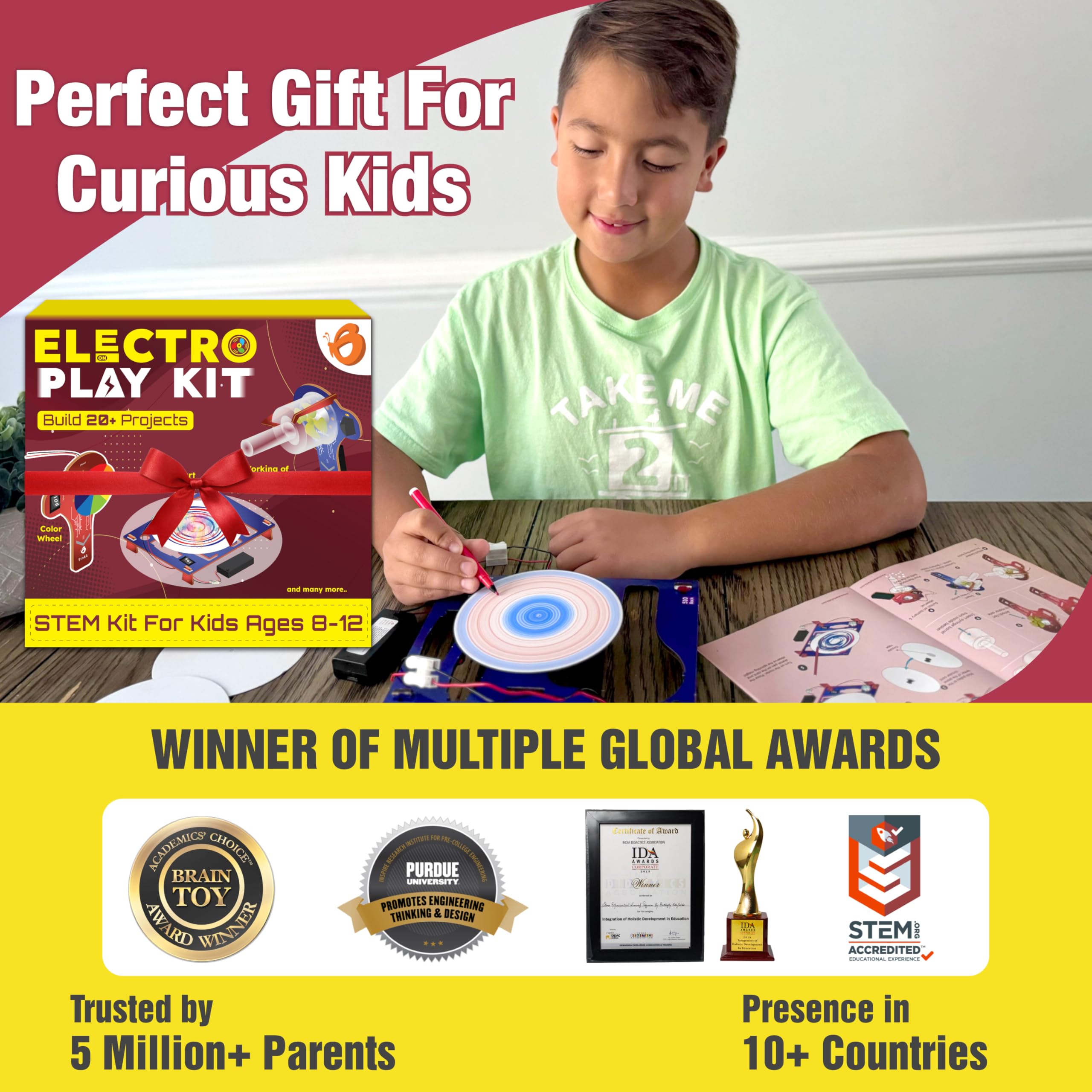 Butterfly EduFields STEM Kit manuals included help kids follow projects with confidence
