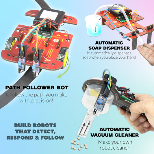 Butterfly EduFields robotics sensor array demonstrating environmental sensing.