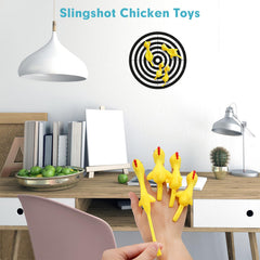 BUVUDI rubber chicken toy collection offering non-toxic, flexible fun for all