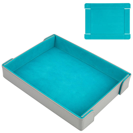 Buweeo dice tray with magnetic folding for quick setup during play