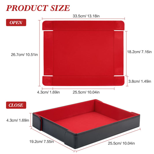 Buweeo PU leather exterior, compact and durable for travel-friendly dice gaming.