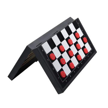 BUYESS magnetic chess pieces secured for durable travel games