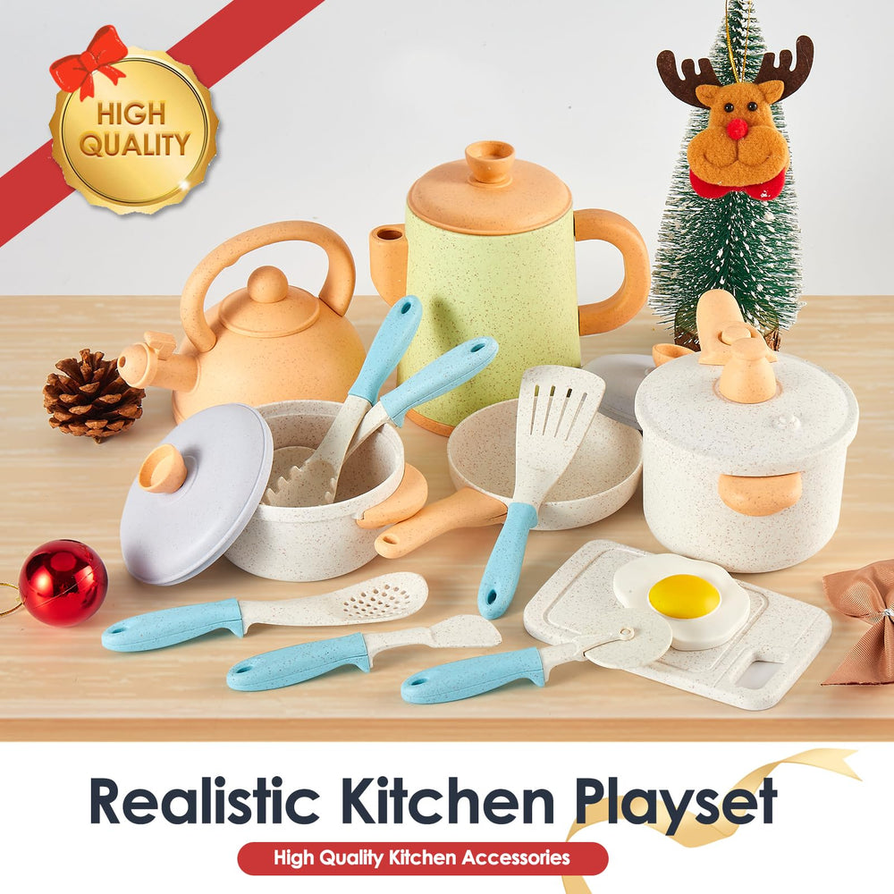 Buyger durable plastic kitchen toy with rounded edges for safe fun