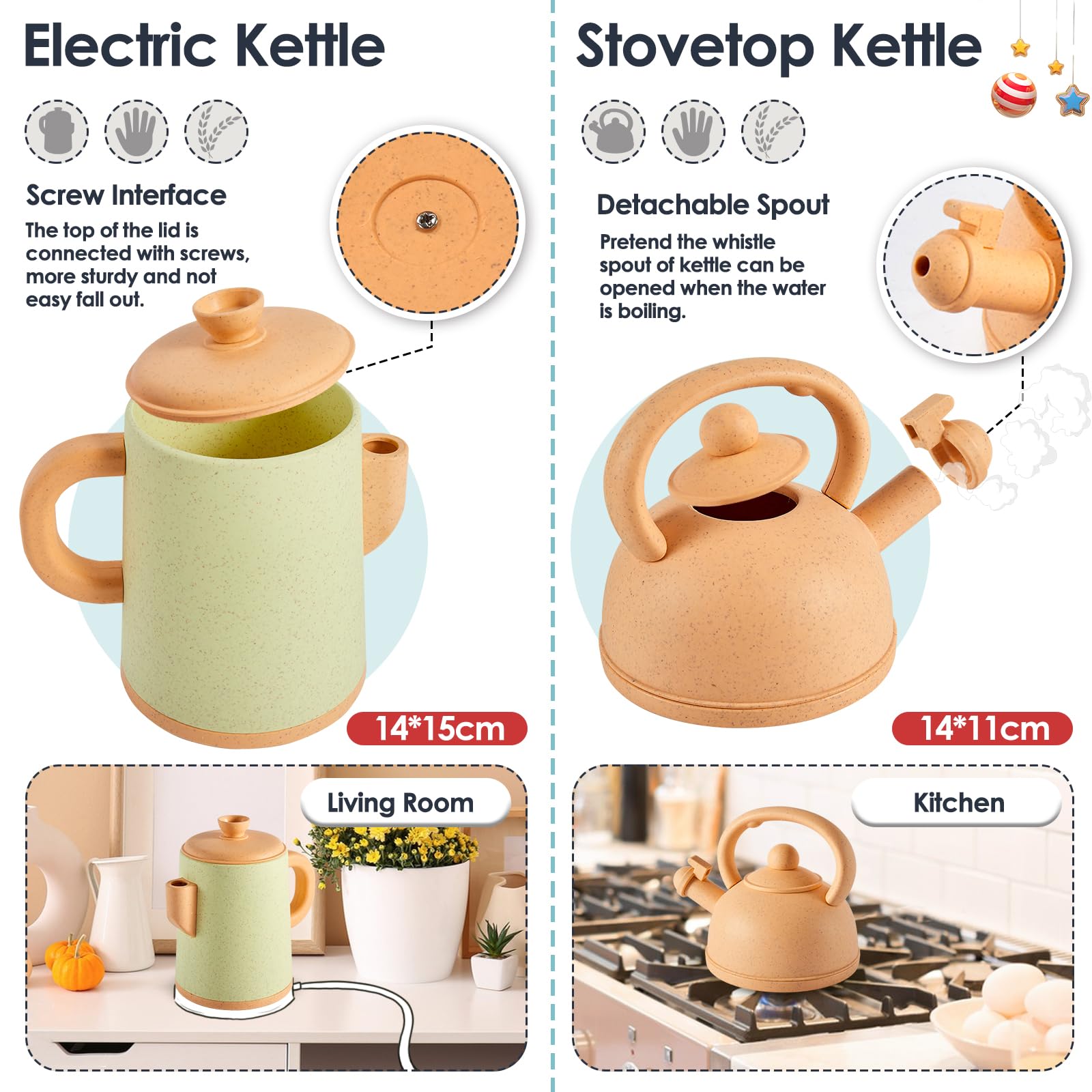 Buyger kitchen utensils toy offer safe, creative role-play kitchen activities