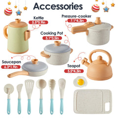 Buyger realistic playset with removable lids and ergonomic handles