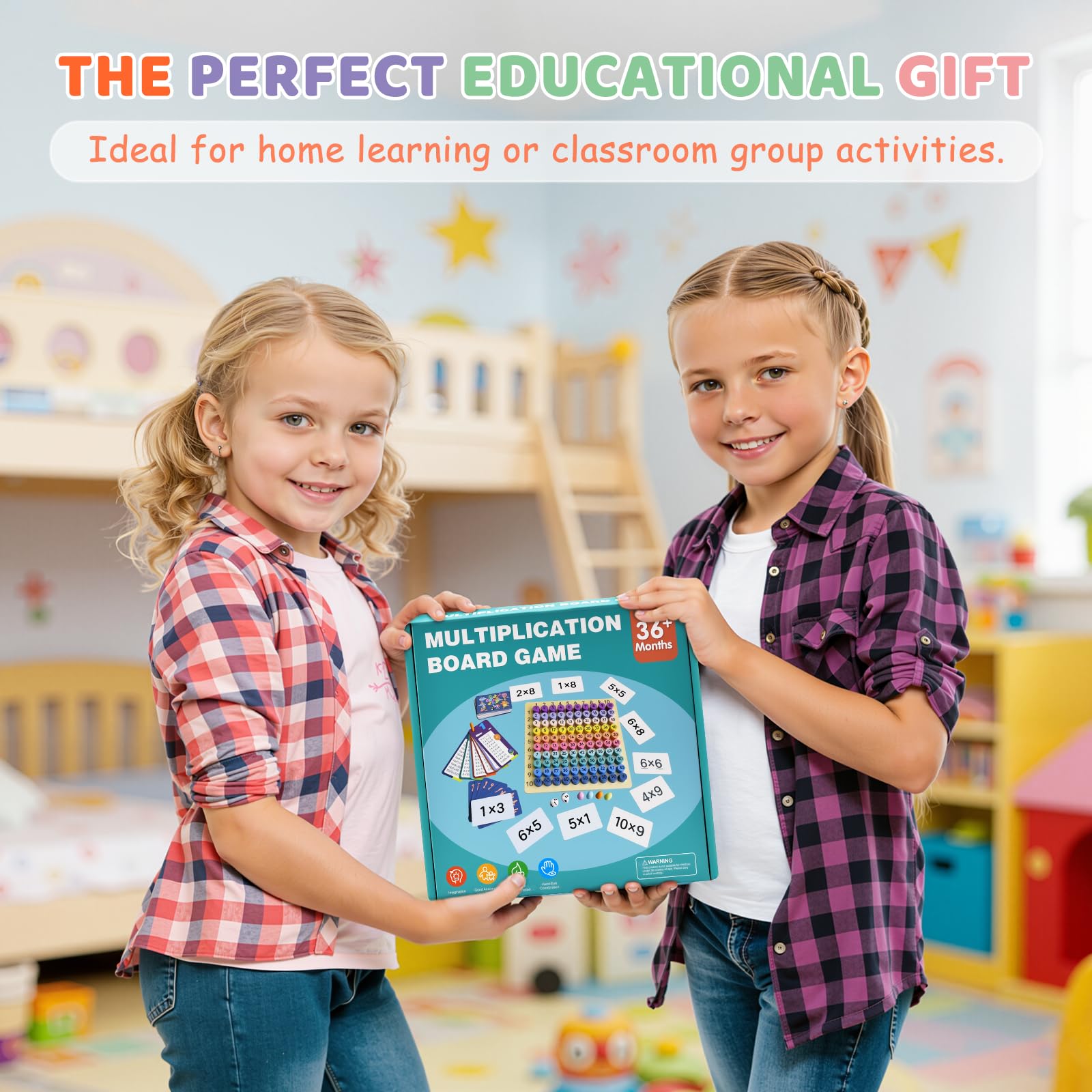 BUZIFU safe non-toxic wood material, durable and child-friendly