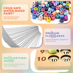 BUZIFU Montessori board setup for guided or independent practice