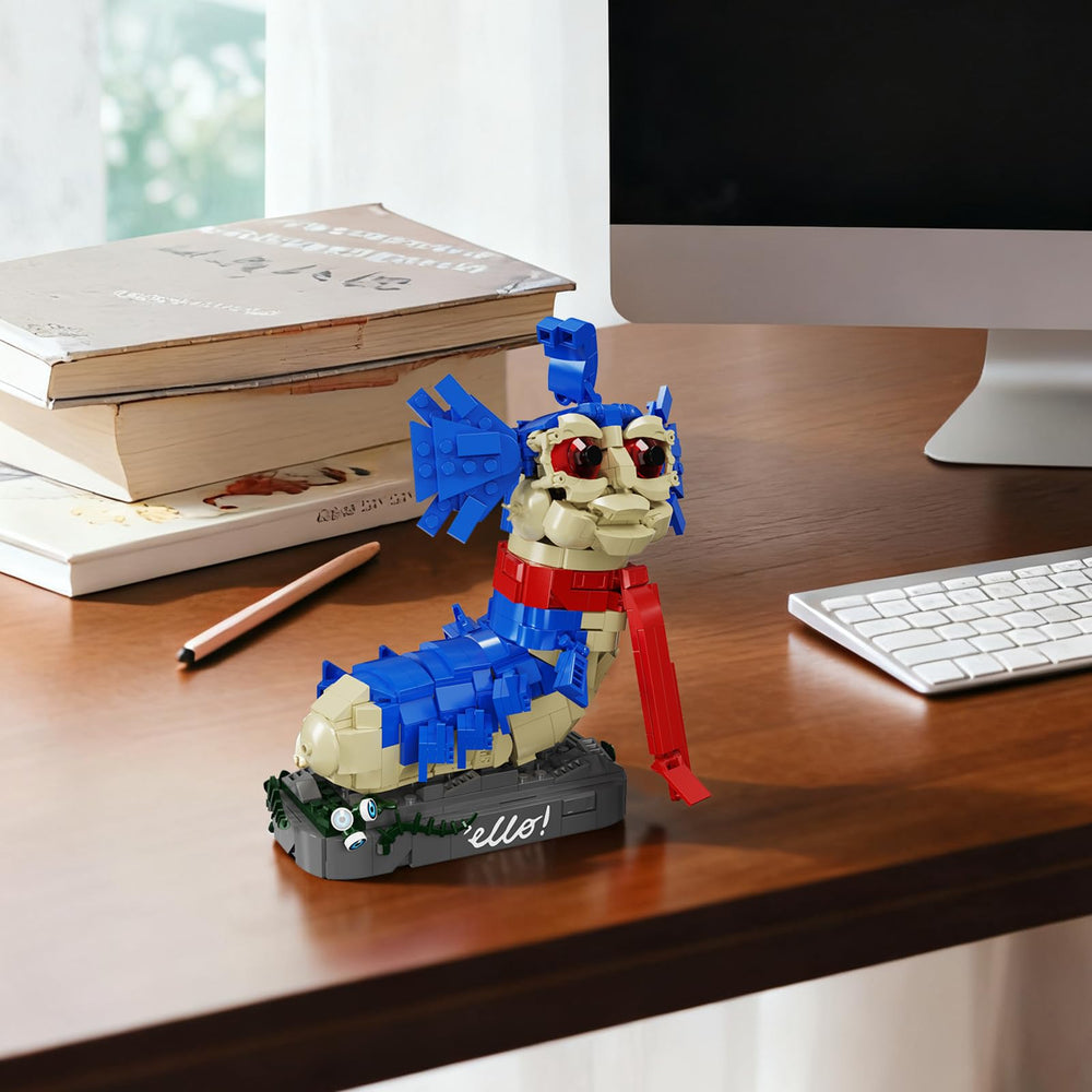 BVANFKJGR Base with eyes and ello anchors the fantasy model