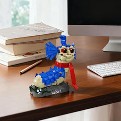 BVANFKJGR Base with eyes and ello anchors the fantasy model
