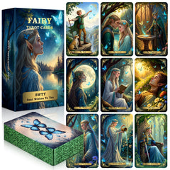 BWTY Best Wishes to You Fairy Tarot Cards cover art for beginners.