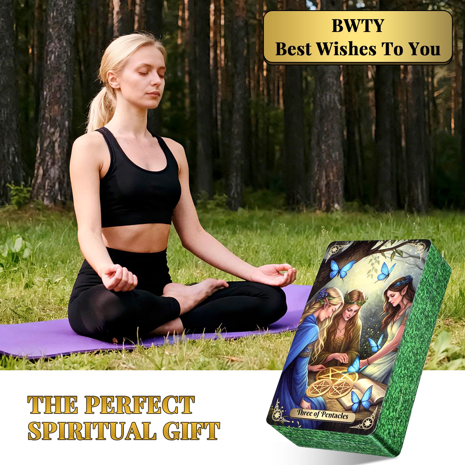 BWTY Best Wishes to You Fairy Tarot invites intuitive readings.