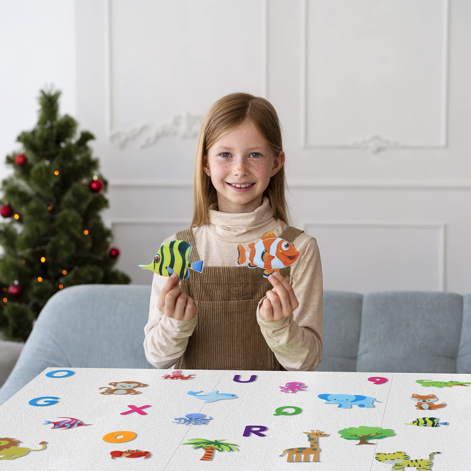 BXI letters and numbers felt pieces support preschool literacy and early math play