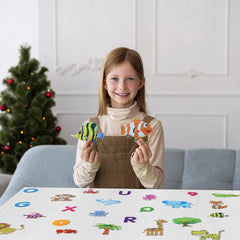 BXI letters and numbers felt pieces support preschool literacy and early math play
