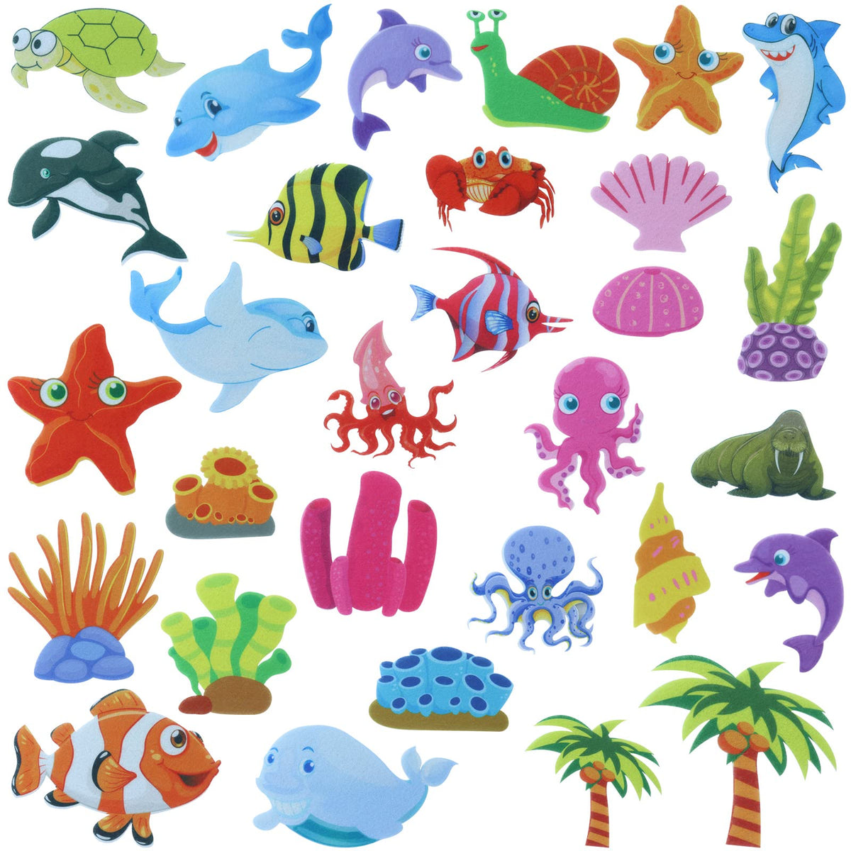 BXI ocean felt figures for tactile storytelling and imaginative play