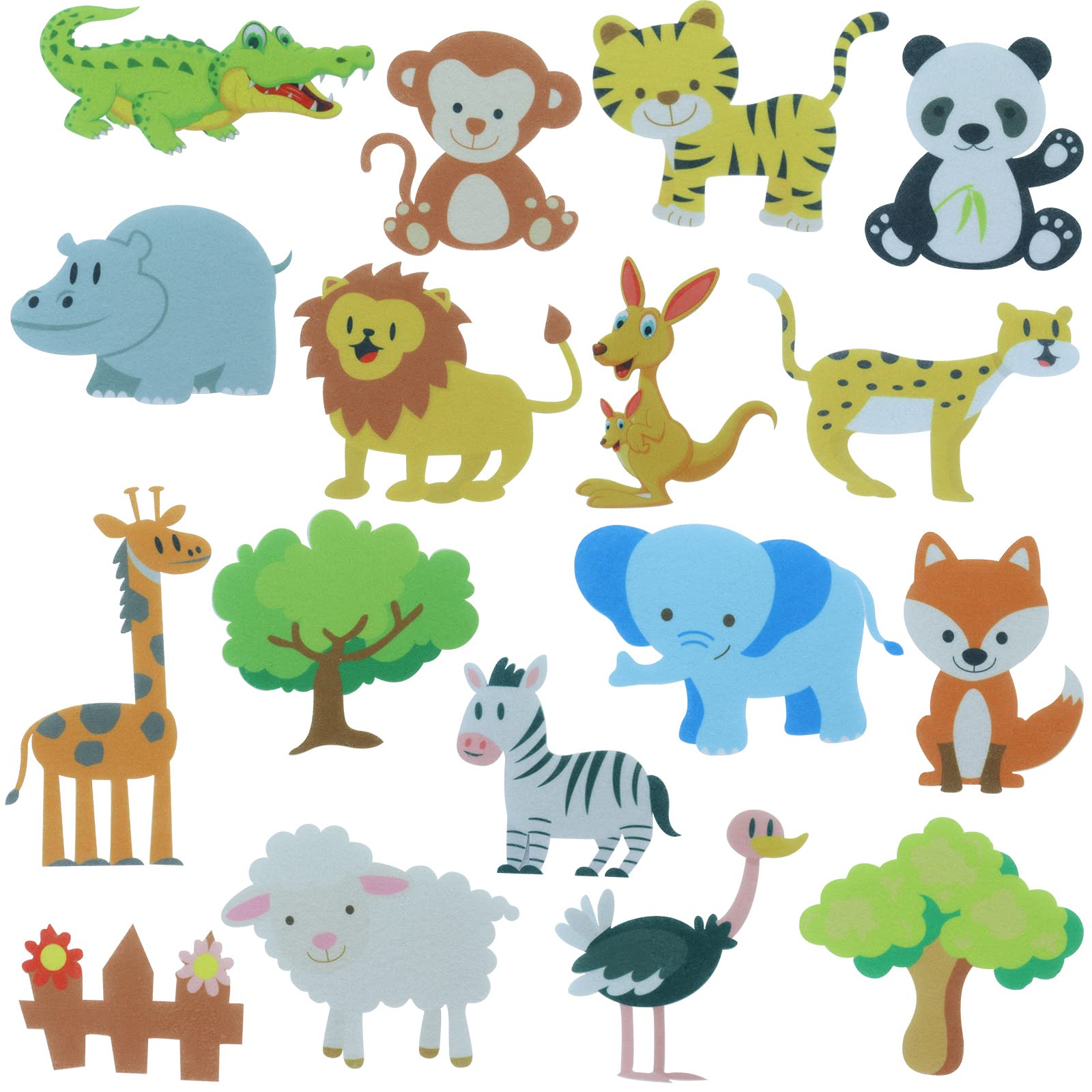 BXI zoo animals felt figures for toddlers boost imaginative storytelling and fine motor skills.