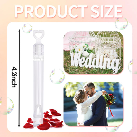 Bymugo white heart bubble wand close-up emphasizes elegant design.