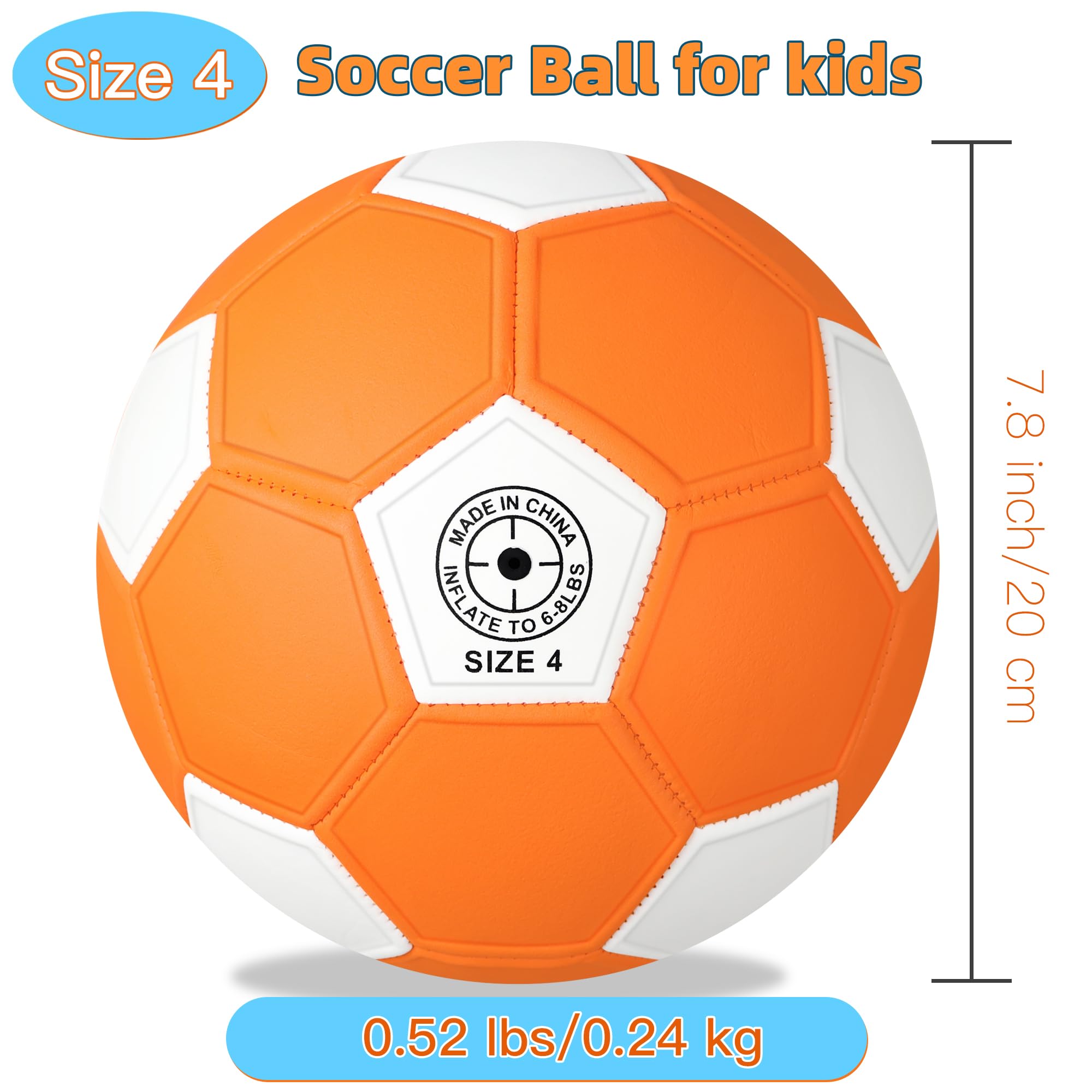 BYAOSUN Curve Soccer Ball 4 helps protect walls and furniture during indoor practice.