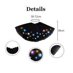 Bybyseno elastic waist tutu skirt easy fit for kids