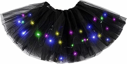 Bybyseno Girl Tutu Skirt with LED light-up for magical party moments