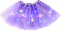 Bybyseno girl tutu skirt with light-up detail for magical party moments