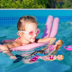 BYCICI 12-inch mermaid doll with detailed features for storytelling and posing adventures