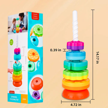 BYFWH sensory toy for babies and toddlers promotes touch and color exploration.