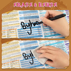 Byhoo DM screen waterproof wipeable surface enables quick notes and reuse