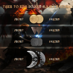 Byhoo DND copper coins featuring shapes for varied in-game purchases