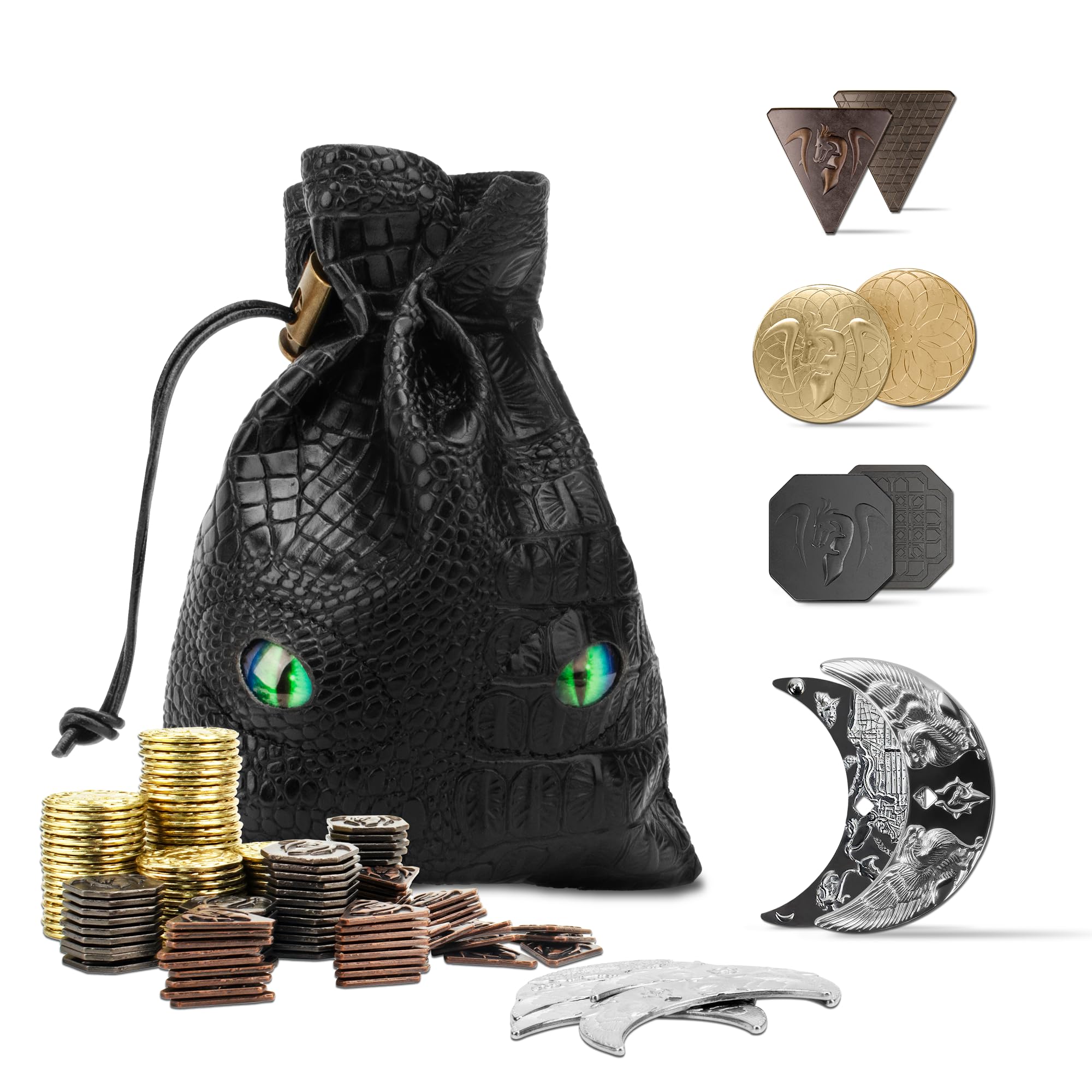 Byhoo DND gold coins with dragon emblem for enhanced treasure value in RPGs