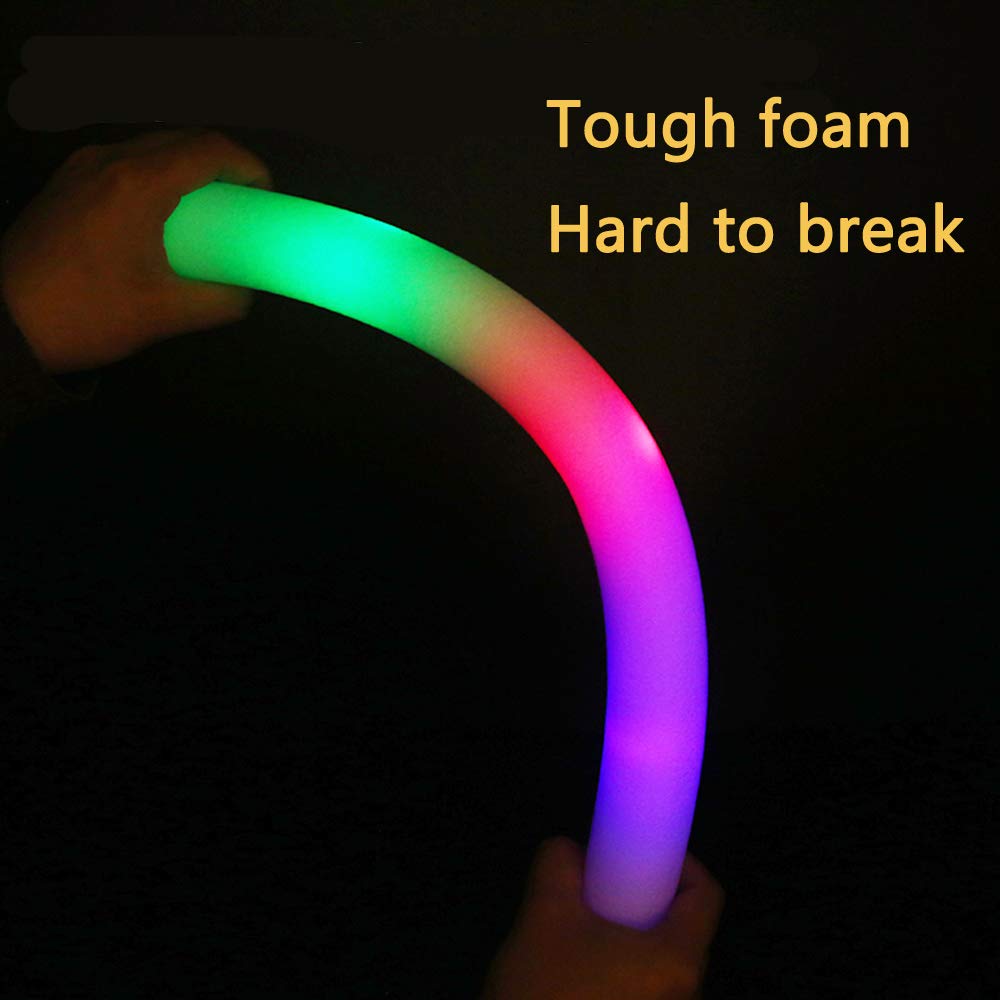 Bylaotrs glow sticks ideal for weddings, concerts, and parties with colorful lighting