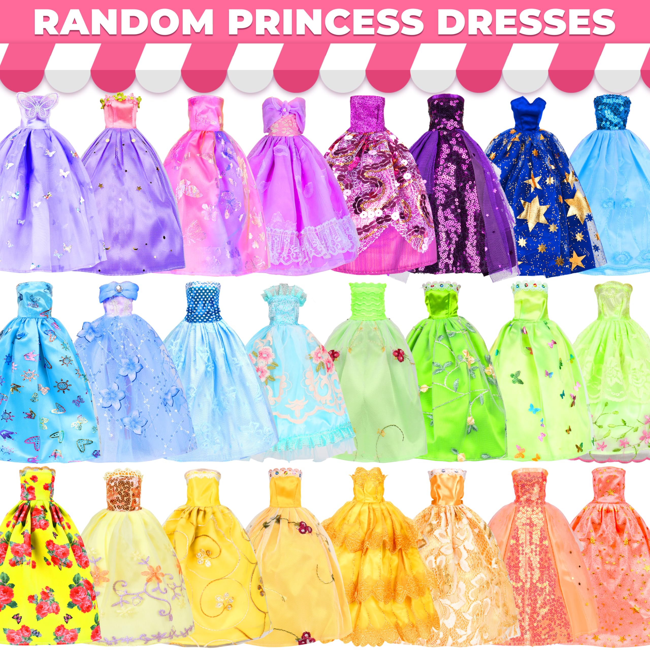 BYMORE slip dresses for easy outfit changes and play