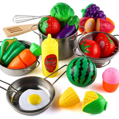BYONEBYE cutting play food variety supports diverse kitchen role-play moments.