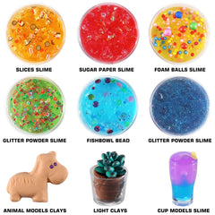 BYONEBYE glitter jar collection brings extra sparkle to slime projects.