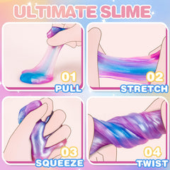 BYONEBYE unicorn slime party favors ideal for birthdays and classroom prizes