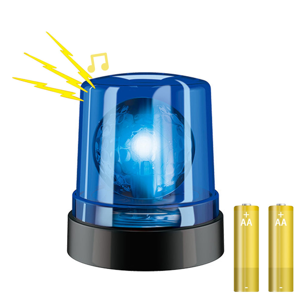 BYTEWAR blue police beacon light toy with vivid lights enhances realistic role-play