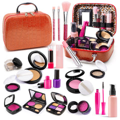 BYTEWAR Kids Makeup Kit case opened for pretend play and easy transport