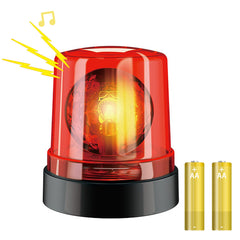 BYTEWAR toy police lights with 360 degree rotation for immersive pretend play.