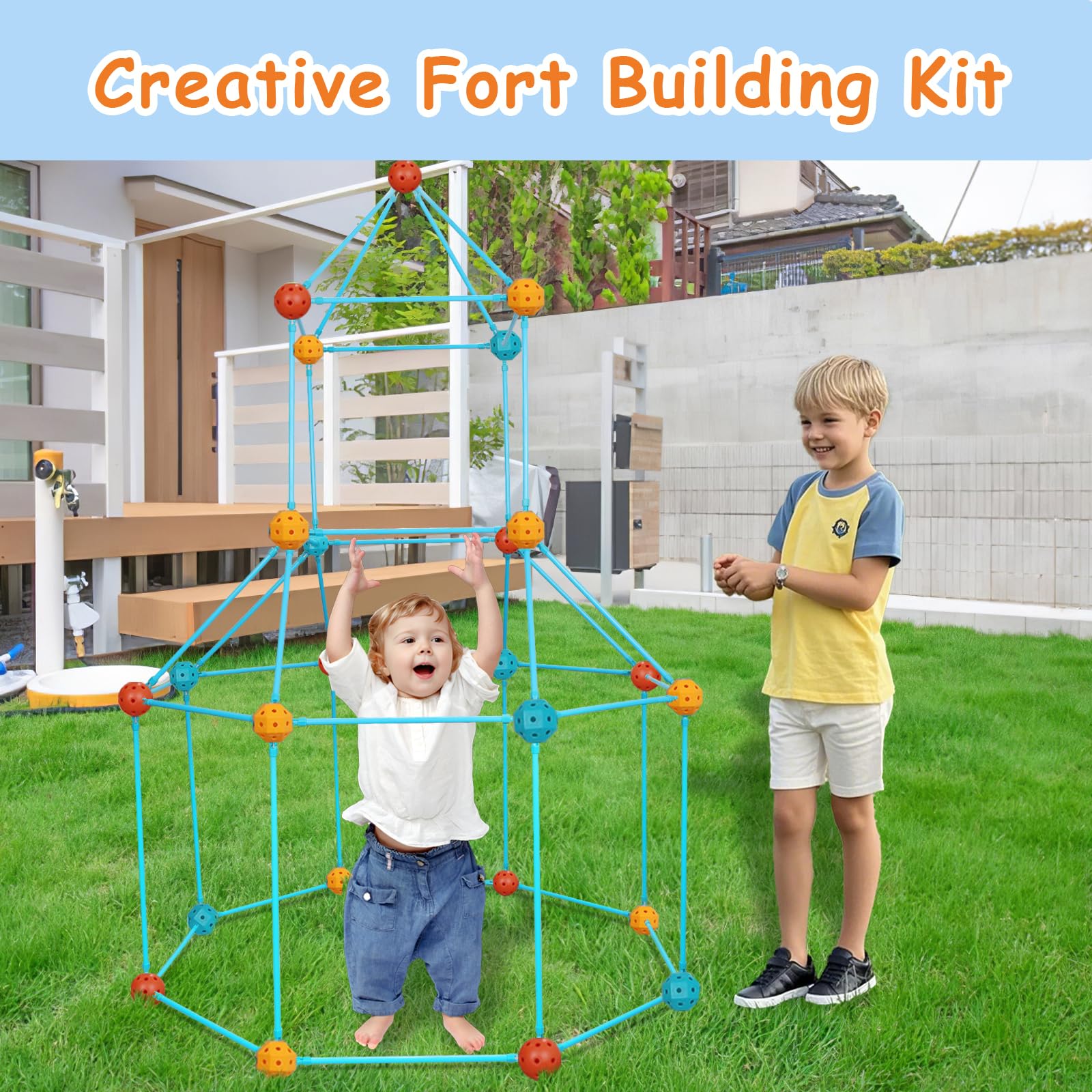 BZseed Fort Building Kit castle build sparks epic pretend play
