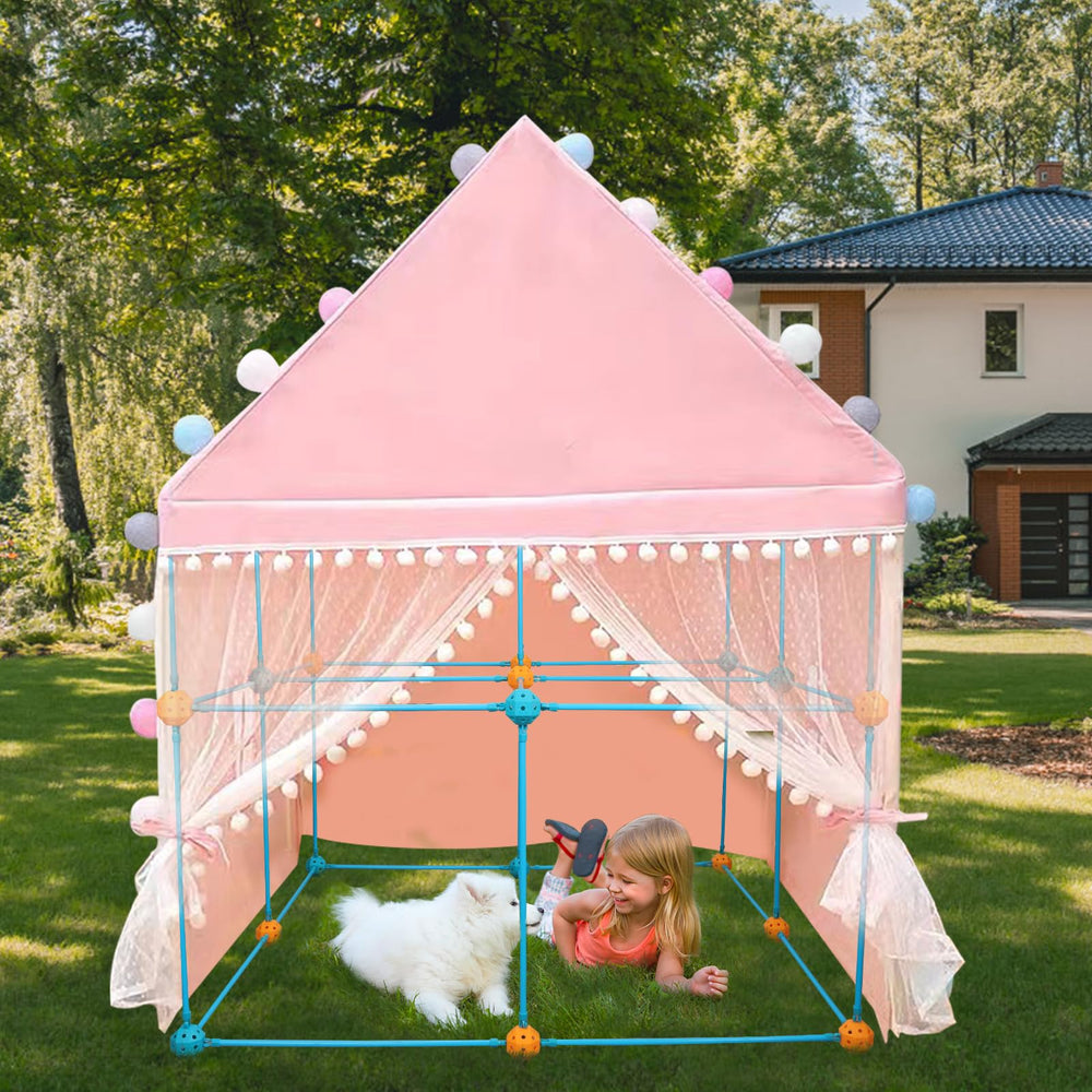 BZseed Fort Building Kit cozy reading nook supports quiet time.