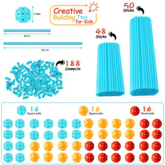 BZseed Fort Building Kit multi-kid setup invites shared creativity.
