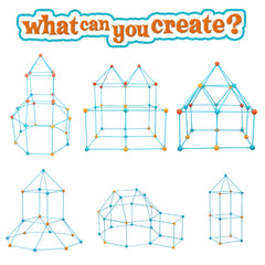BZseed Fort Building Kit playhouse setup sparks imaginative adventures.
