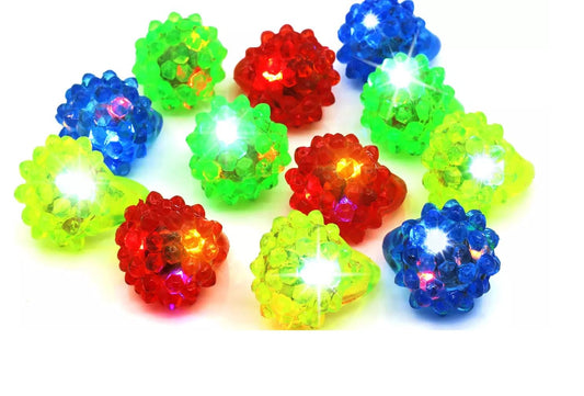 C&H Solutions soft jelly-texture LED rings closeup showing squishy material