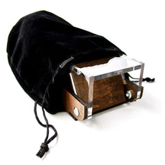 Compact dimensions 6.5 by 3 by 2.5 inches for travel.