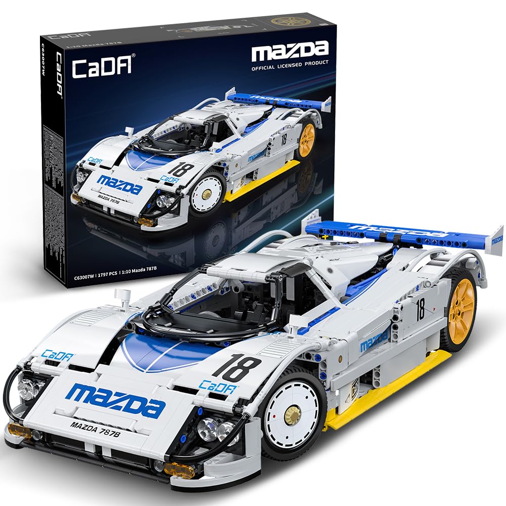 CaDA C63007W Mazda 787B front view highlights authentic aero design for display.