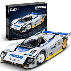 CaDA C63007W Mazda 787B front view highlights authentic aero design for display.