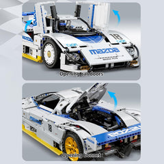 CaDA C63007W Mazda 787B suspension and drivetrain offer realistic modeling fun.